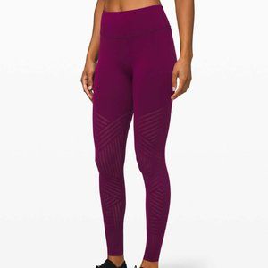 Lululemon Reveal Tight 28" Marvel *Mesh Stripes